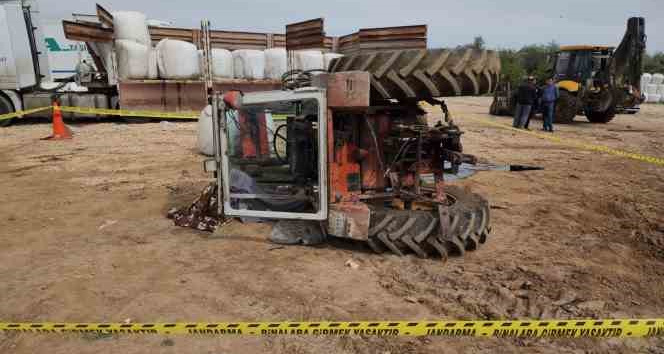 Hassa’da traktörün altında kalan kişi hayatını kaybetti