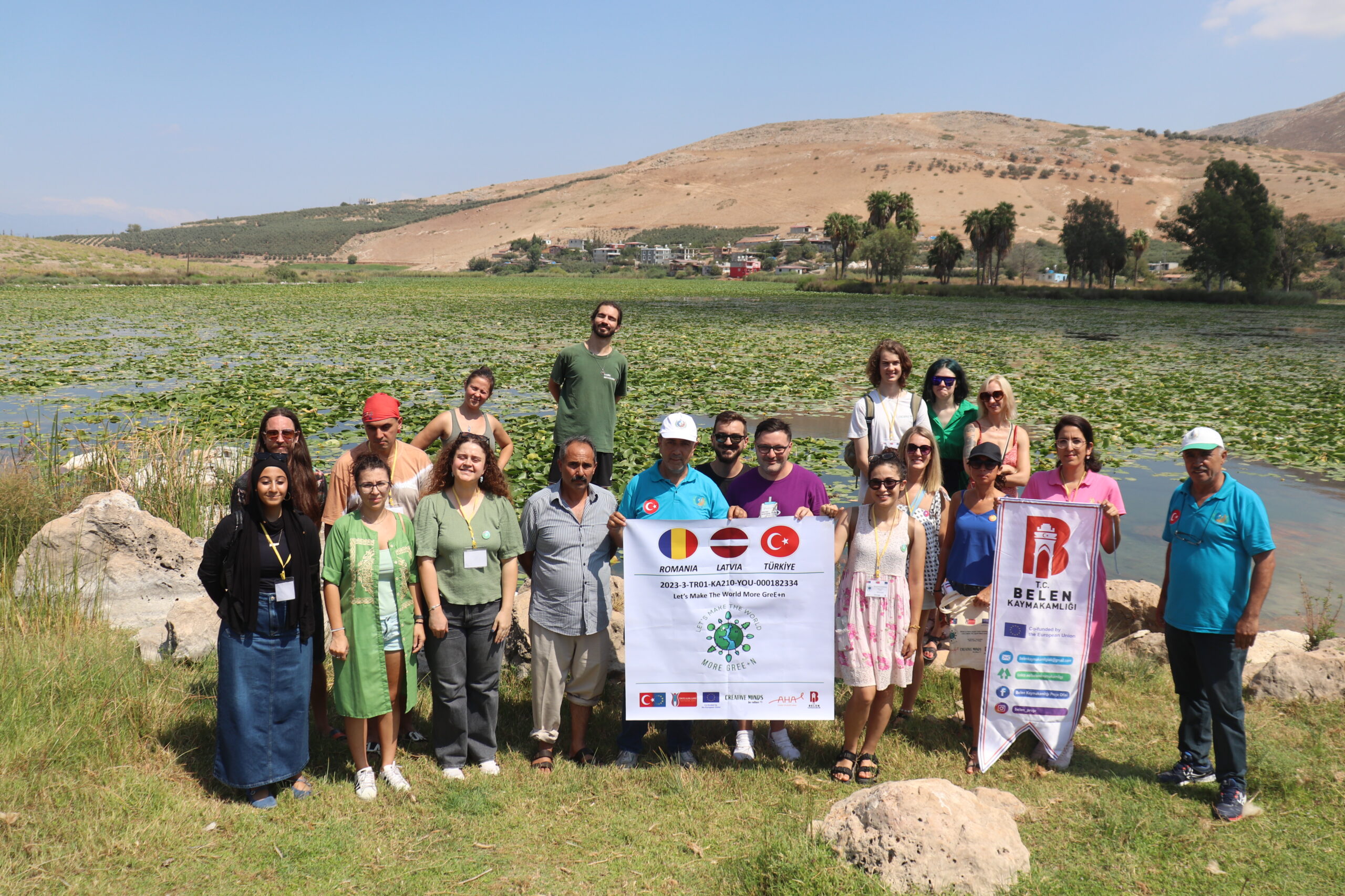 Erasmus+ “Let’s Make The World More GreE+n” adlı projenin ilk çalışma ziyareti Hatay’da gerçekleşti