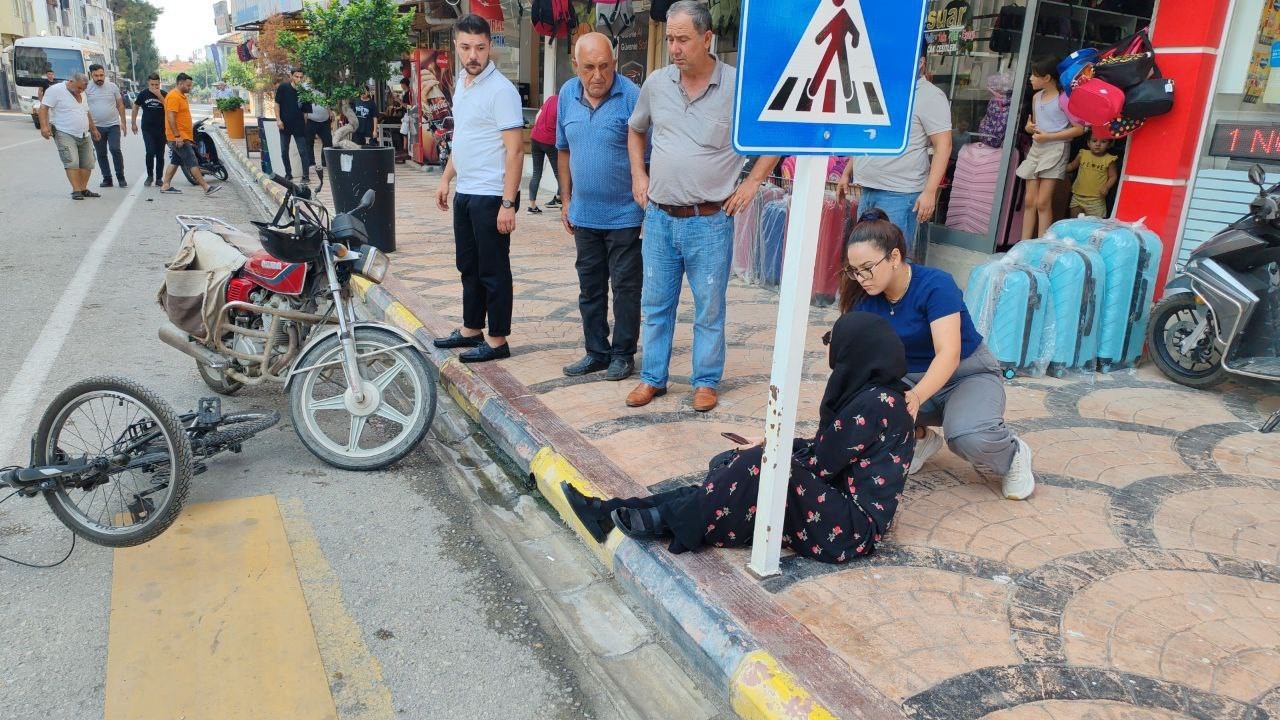 Erzin’de trafik kazası: 2 yaralı