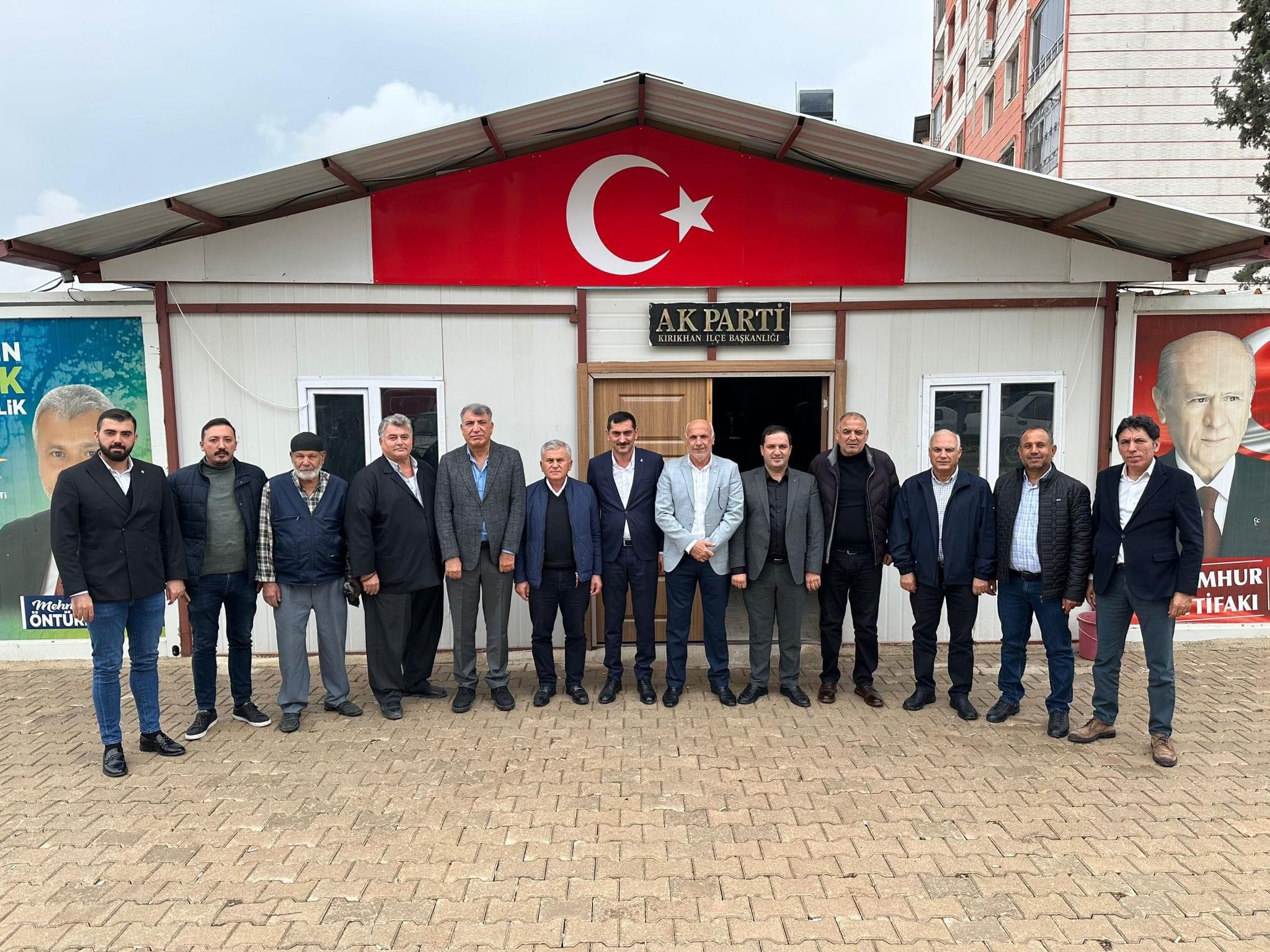 KIRIKHAN TSO’DAN AK PARTİ  VE MHP’YE ZİYARET